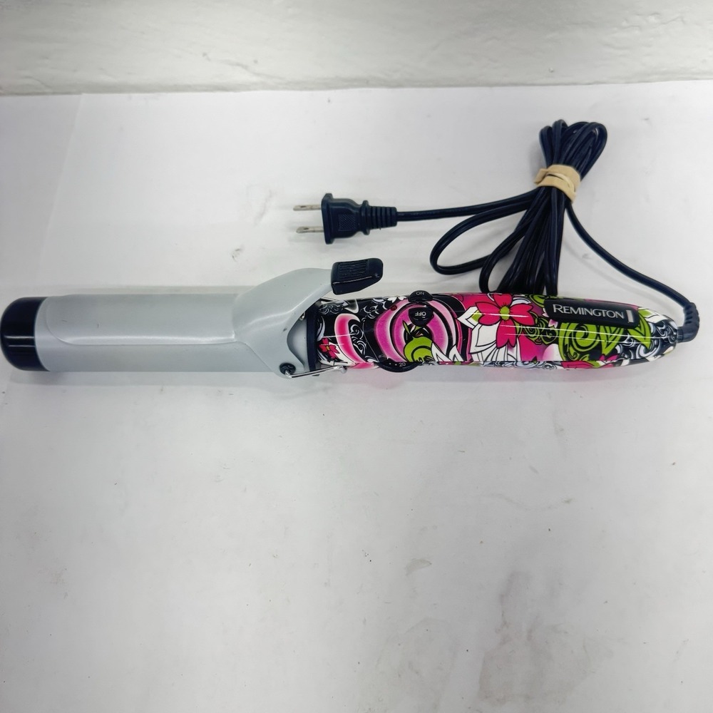 Remington Curling Iron Ed Hardy 1.5" Barrel Adjustable Heat Voluminous Waves